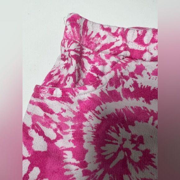 Tommy Bahama Girls 10/12 L Pink Tie Dye Boho Summer Shorts - Picture 5 of 10